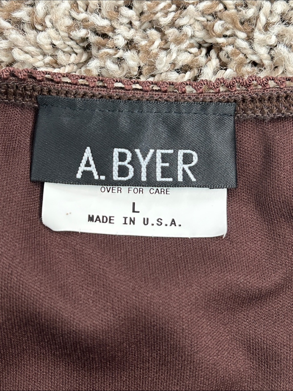 Vintage A. Byer Brown Asymmetrical Handkerchief Hem Skirt | Pristine | Large - Picture 2 of 13
